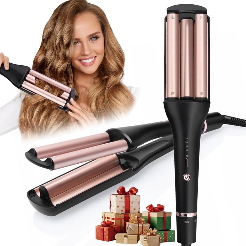 Adjustable Temperature Curling Iron, 1 Box 4 Gear Temperature Egg Roll Waver, Professional Hair Styling Tool for Home & Salon Use