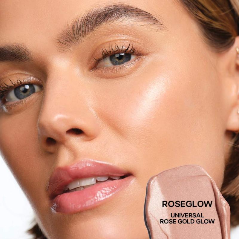 Mini Glowy Super Gel Highlighter for a Lightweight, Dewy Illuminating Finish - Perfect for Any Occasion Makeup Moisturize