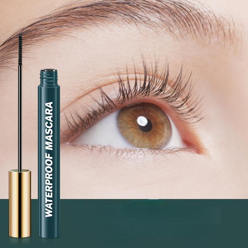 5D Waterproof Mascara with Brush, Long Lasting Quick Drying Eyelash Extensions Volume Building Mascara, Professional Eye Enhancement Makeup Products For Women