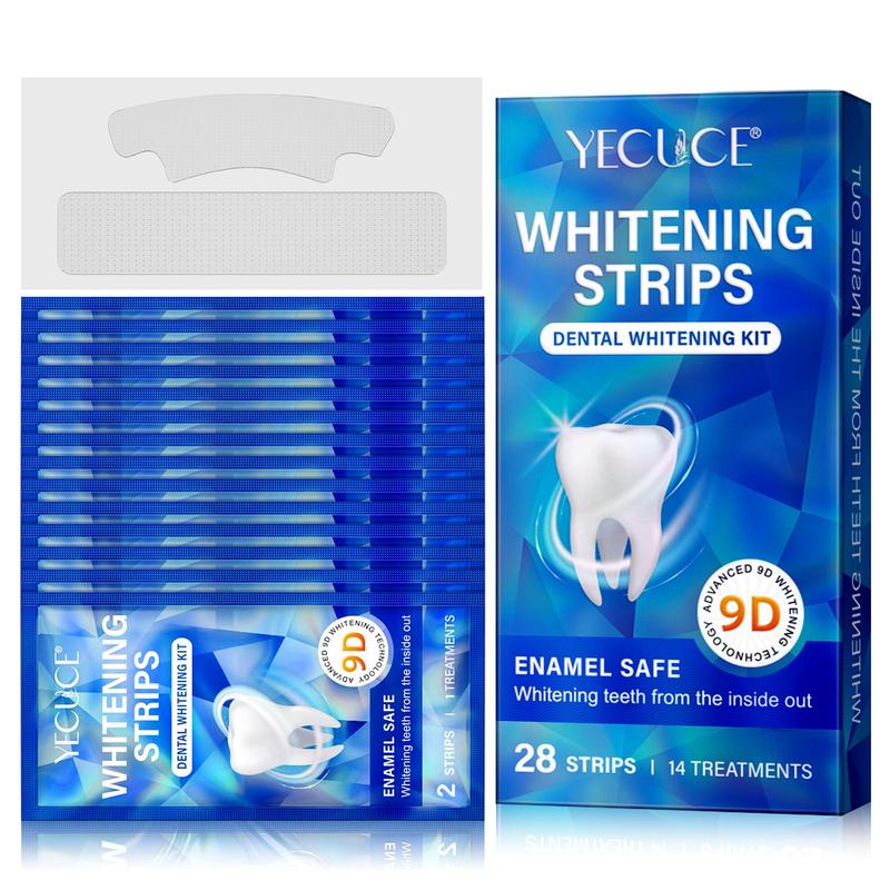 Teeth Brightening Strips, 14pcs box Teeth Brightening Sticker, Oral Care Sticker for Daily Use, Portable Teeth Care Product for Men & Women