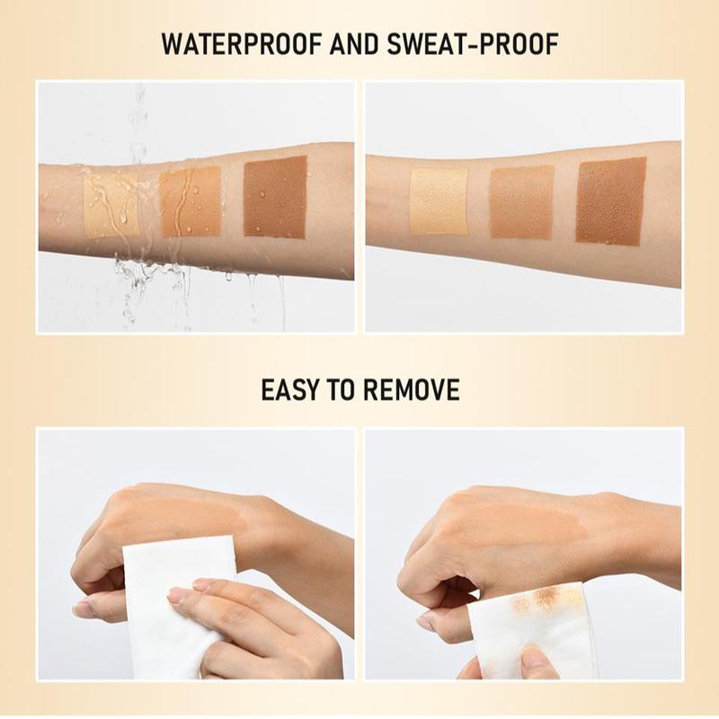 Long Lasting Body Makeup Cream, 1 Box Waterproof Full Coverage Body Concealer, Even Skin Tone Body Makeup Product for Women & Girls