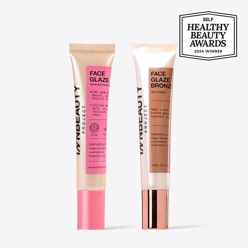 Face Glaze Duo - Includes our 2 best-selling Face Glazes Bronze Cream