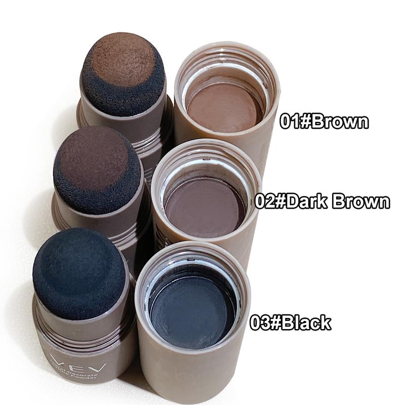 Beard  Hair  Eyebrow Powder Waterproof Hairline Powder Easy To Carry, Natural Black And Brown Eyebrow Contour Stick For Root Edge Shadow Filling dose of colors multi-use shimmer stick icy