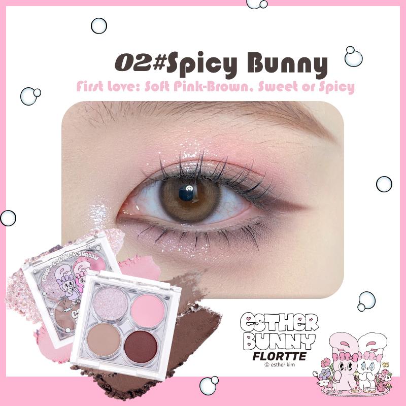 FLORTTE Esther Bunny Four Colour Eyeshadow Palette