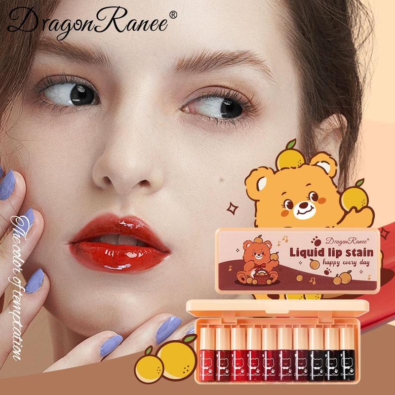 Mirror Liquid Lip Stain, 10pcs set Moisturizing Glossy Lip Glaze Stick, Lip Gloss, Easy Coloring Lip Stick, Plumping Lip Oil for Girls & Women, Makeup Products