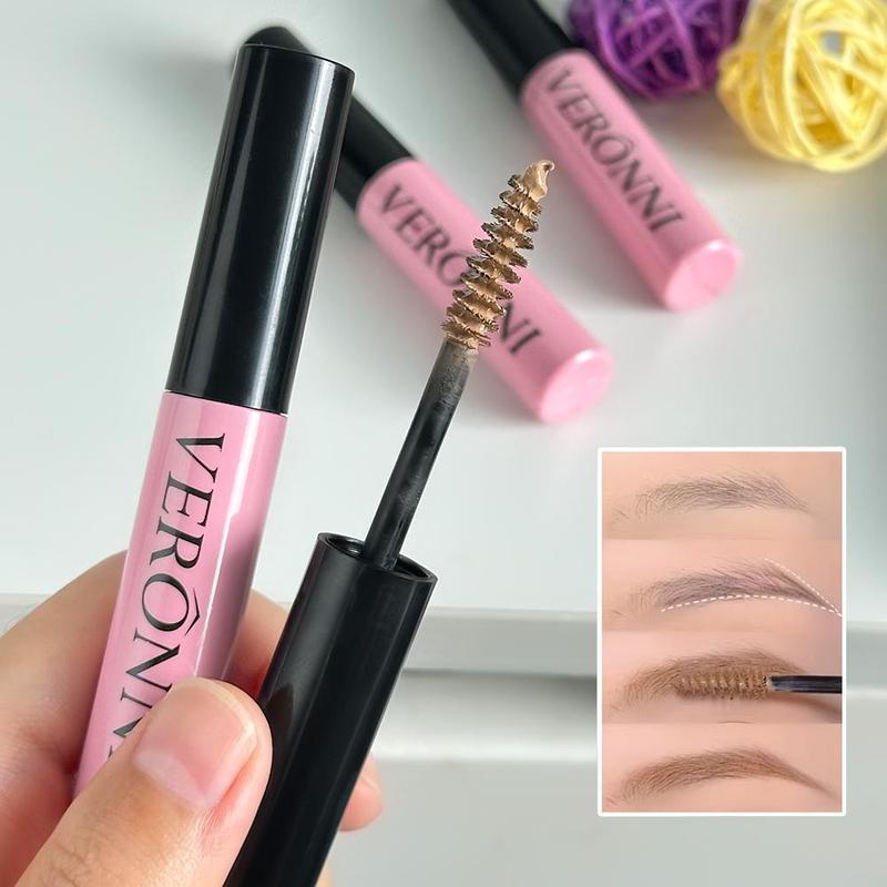 Long-lasting Tinted Brow Mascara, 4 Counts set Waterproof Eyebrow Tinting Paste, Eyebrow Makeup Products for Women & Girls