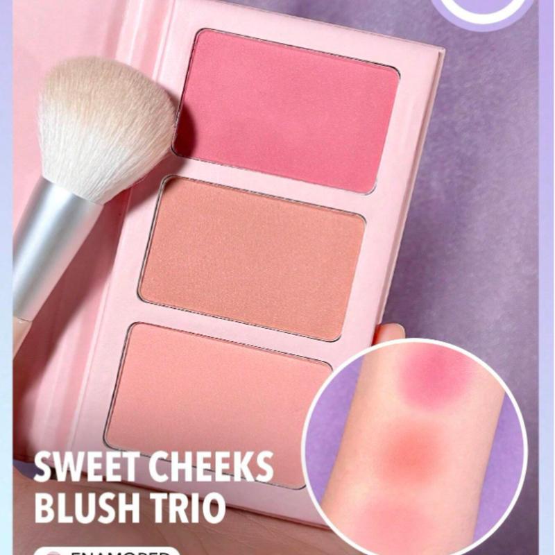 SHEGLAM Sweet Cheeks Blush Trio-Sunset Cruise 3-Color Powder Blush Palette