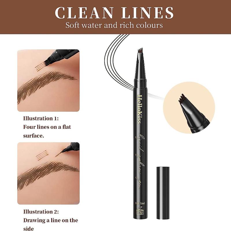 Liquid Eyebrow Pencil, Long Lasting Brow Shading & Filling Pencil, Makeup Tool Easy to Apply