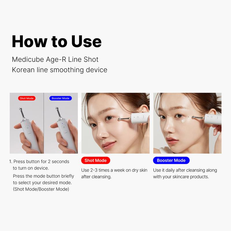 [Medicube Official] Pick 2 Devices for $113 ㅣ Air Shot Booster h Line Shot Line care Pore care at home device Kbeauty skincare korean skincare bogo