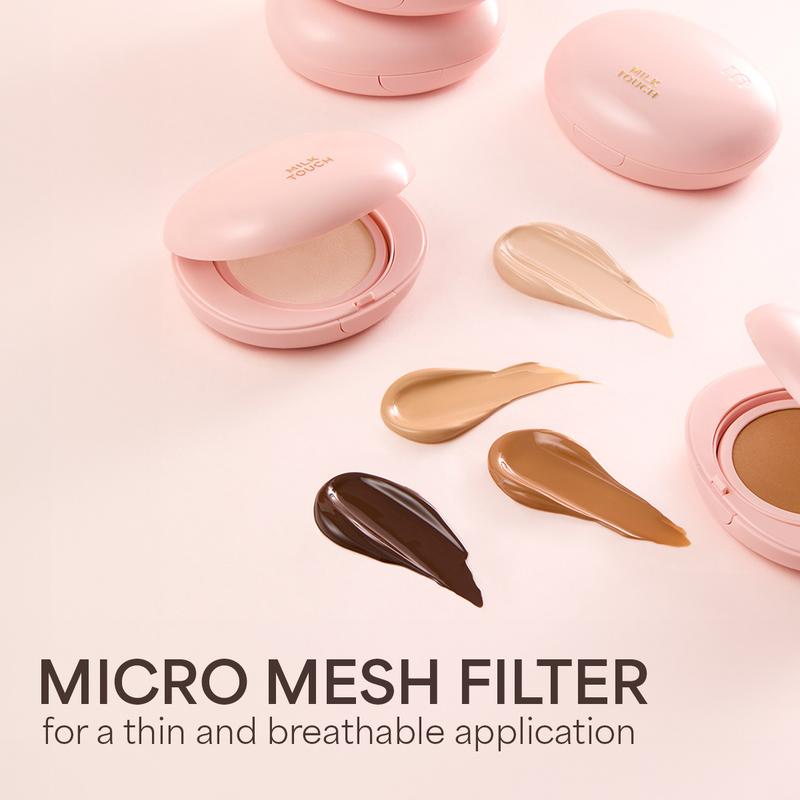 Milktouch - Milky Glow Cushion (20 shades) 15g | GLASS SKIN KOREAN CUSHION WITH NO OXIDATION