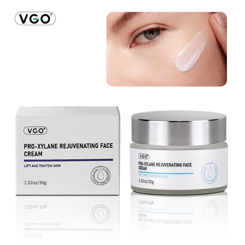 VGO Vitamin C Facial Serum Essence 30 60ml and Pro-Xylane face Cream Ultimate Hydration and Nourishment for Radiant Skin Hydrating USA Skin Care Set