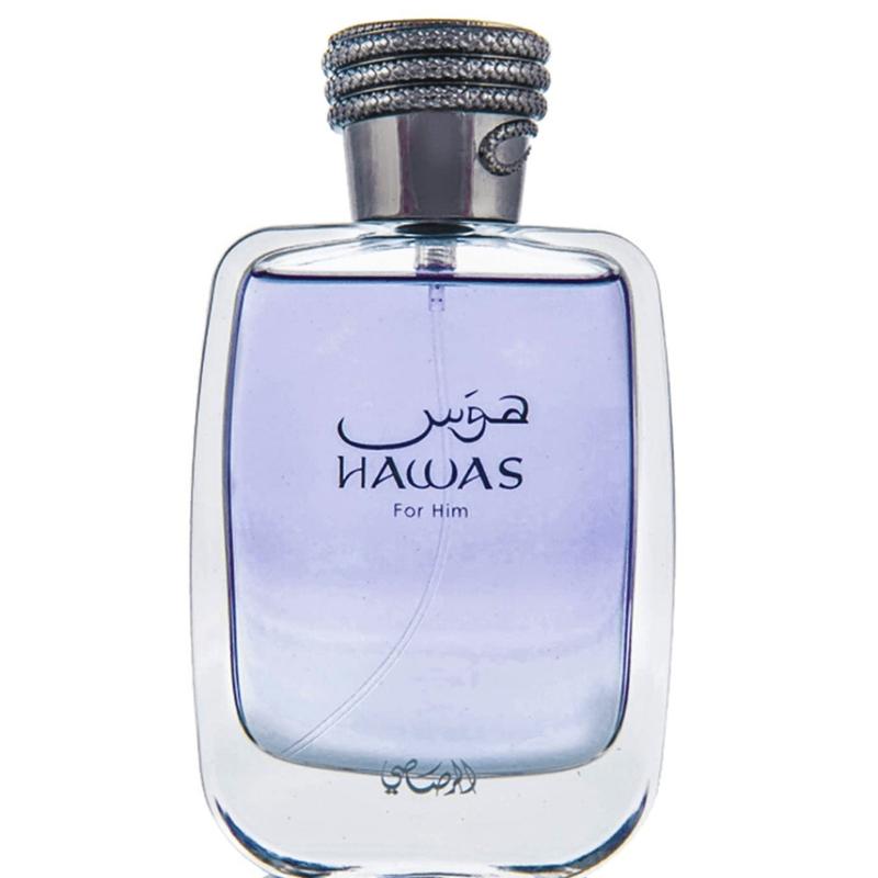 Hawas for Men Eau De Parfum Spray - 100ML (3.4 oz) by Rasasi | Long Lasting, perfume for men.