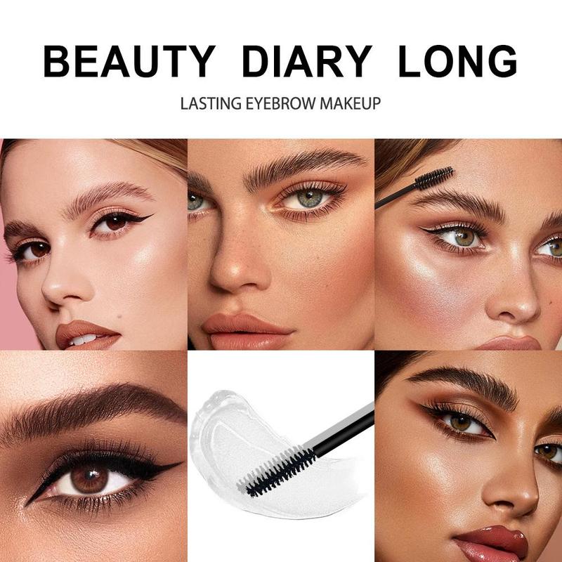 Waterproof Eyebrow Gel, Long Lasting Eyebrow Gel, Natural Eyebrow Styling Gel, Eye Brow Makeup Tool for Women & Girls