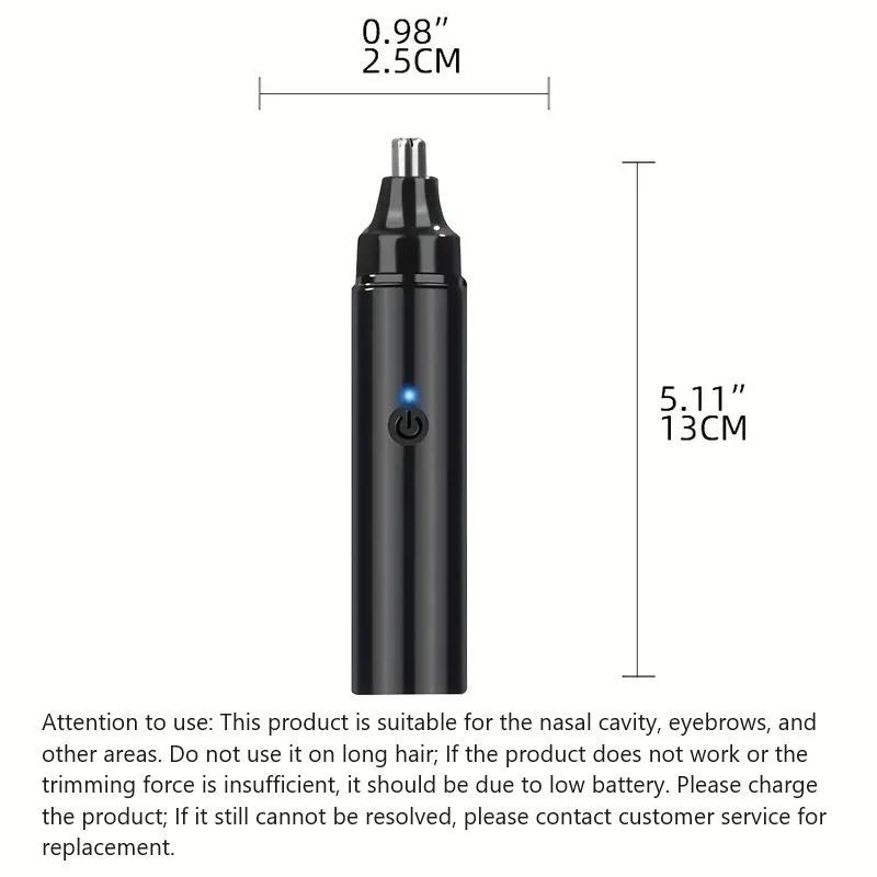 Portable Nose Hair Trimmer for Men, Christmas Gift, Cordless Hair Shaver for Nose, Ear, and Eyebrows, Personal Care Appliances for Men, Christmas Gifts