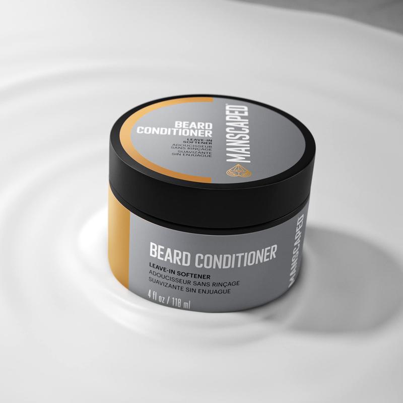 MANSCAPED® Beard Conditioner, Leave-in Softener with Nourishing Oils and Antioxidants, Shea Butter, Eucalyptus, Lavender, Coconut Oil Hydrates & Restores Moisture