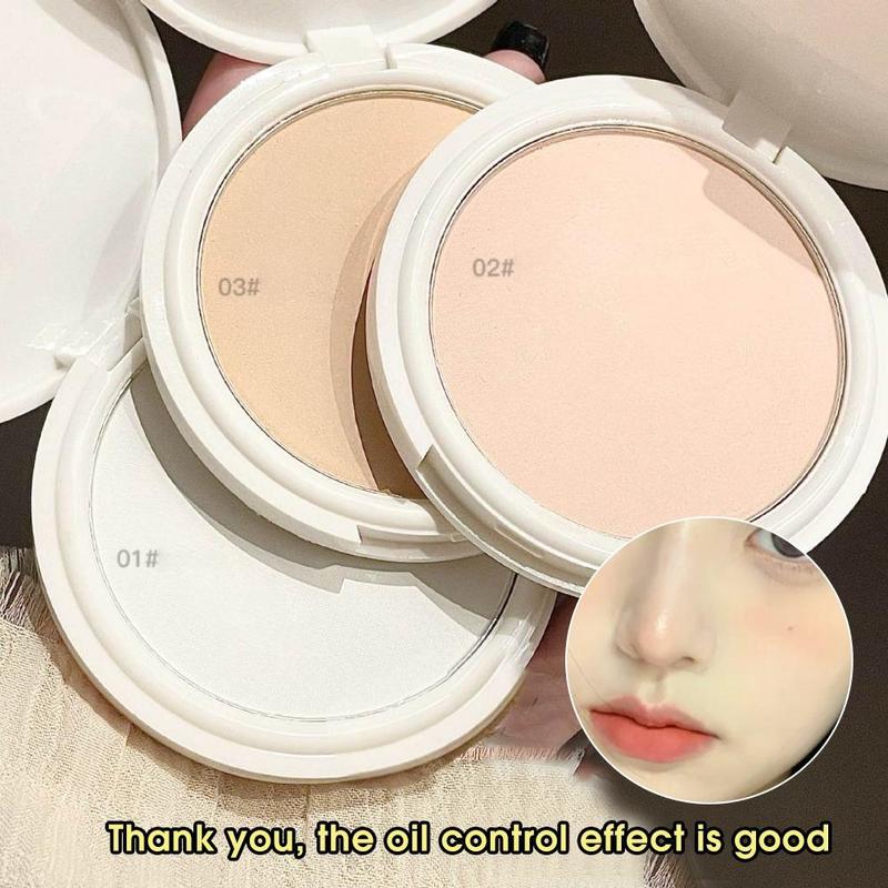 Long-wearing Pressed Powder, 1 Count Oil Control Matte Powder, Smooths Skin & Completes Makeup Powder, Face Makeup Accessories, Cosmetics, Smooths Skin & Completes Makeup Powder