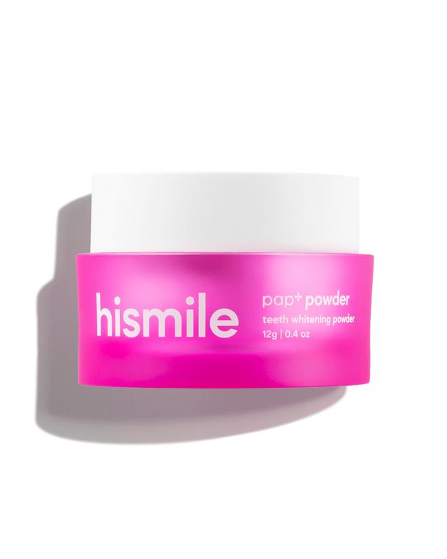 Hismile PAP+ Whitening Powder | Peroxide Free Whitening Powder | Non-Abrasive | Add to Hismile Toothpaste to add Whitening Effect