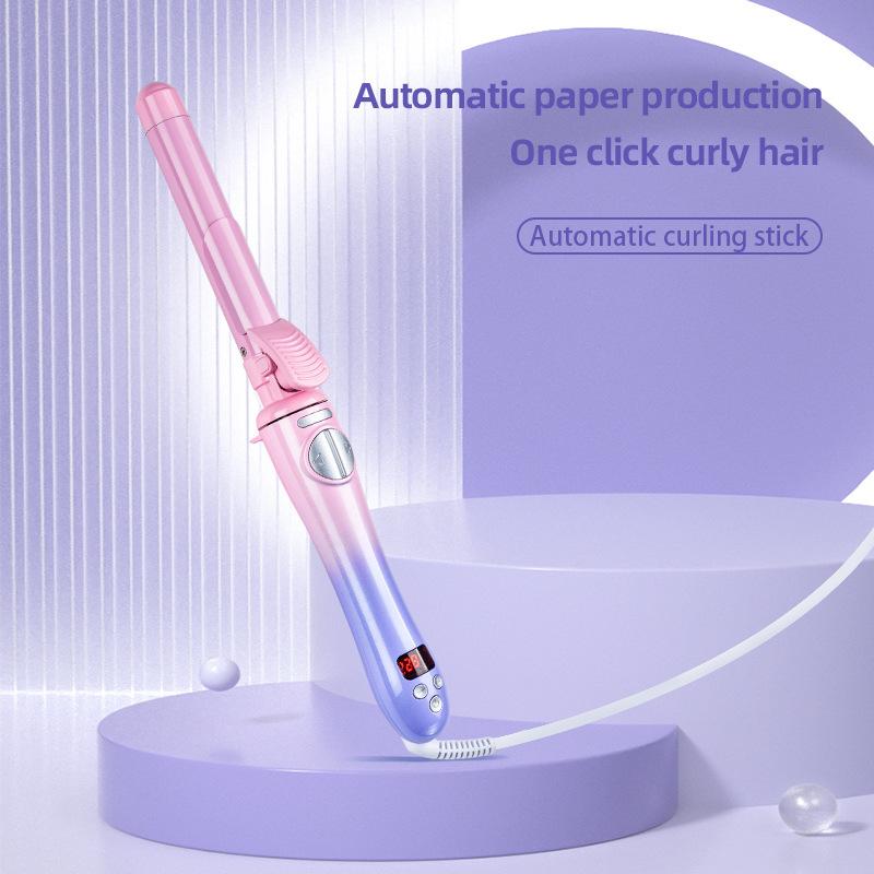 AILIYZ New Automatic Rotating Hair Curling Iron, Portable Comfort Electric Hair Curler, Lightweight Safety Heated Hair Styling Tools