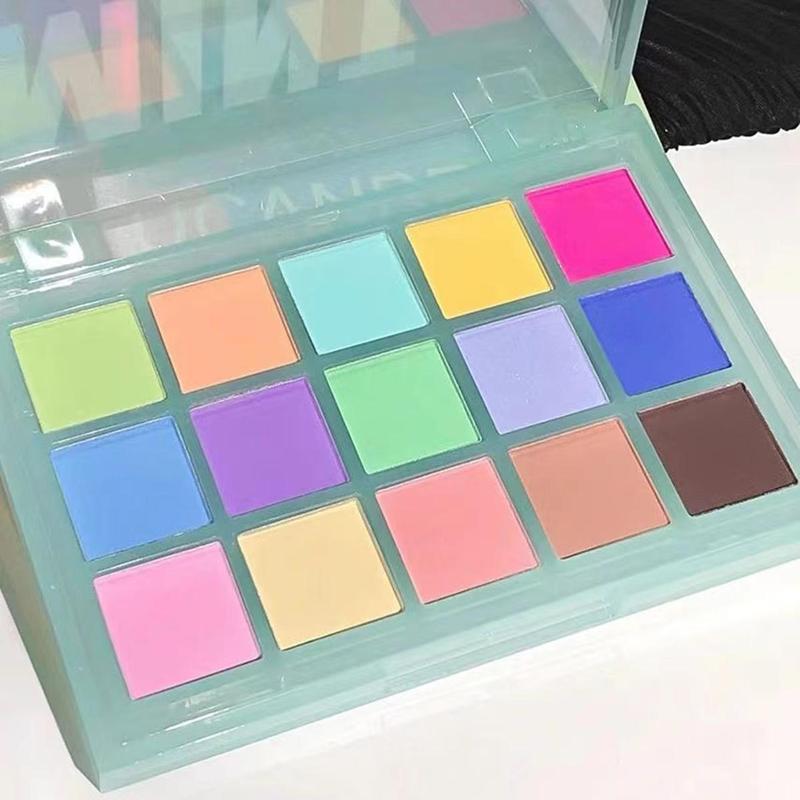 Colorful Matte Eyeshadow Palette, Blendable Eye Shadow Palette for Women, Smooth and Fine Powder Makeup Palette Great for Dresser and Beginner, Cosmetic Gift