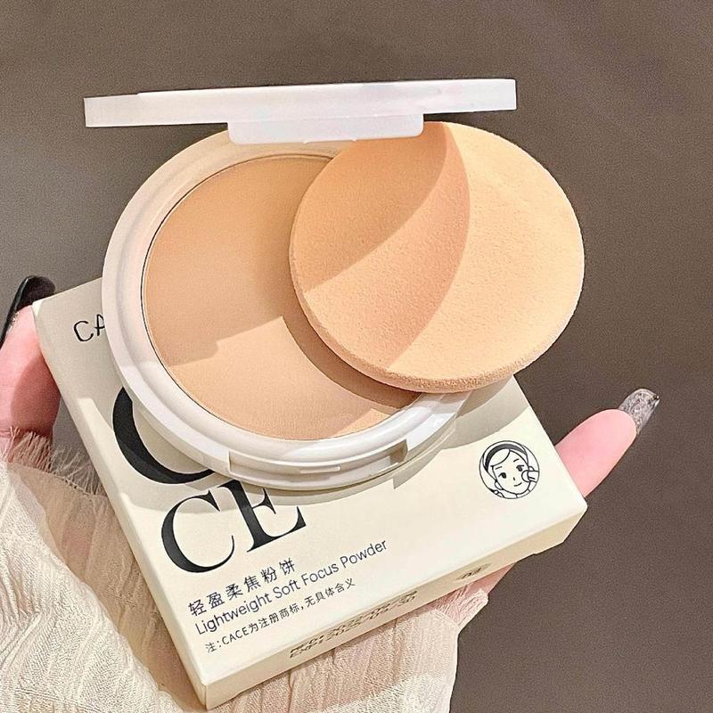 Long-wearing Pressed Powder, 1 Count Oil Control Matte Powder, Smooths Skin & Completes Makeup Powder, Face Makeup Accessories, Cosmetics, Smooths Skin & Completes Makeup Powder