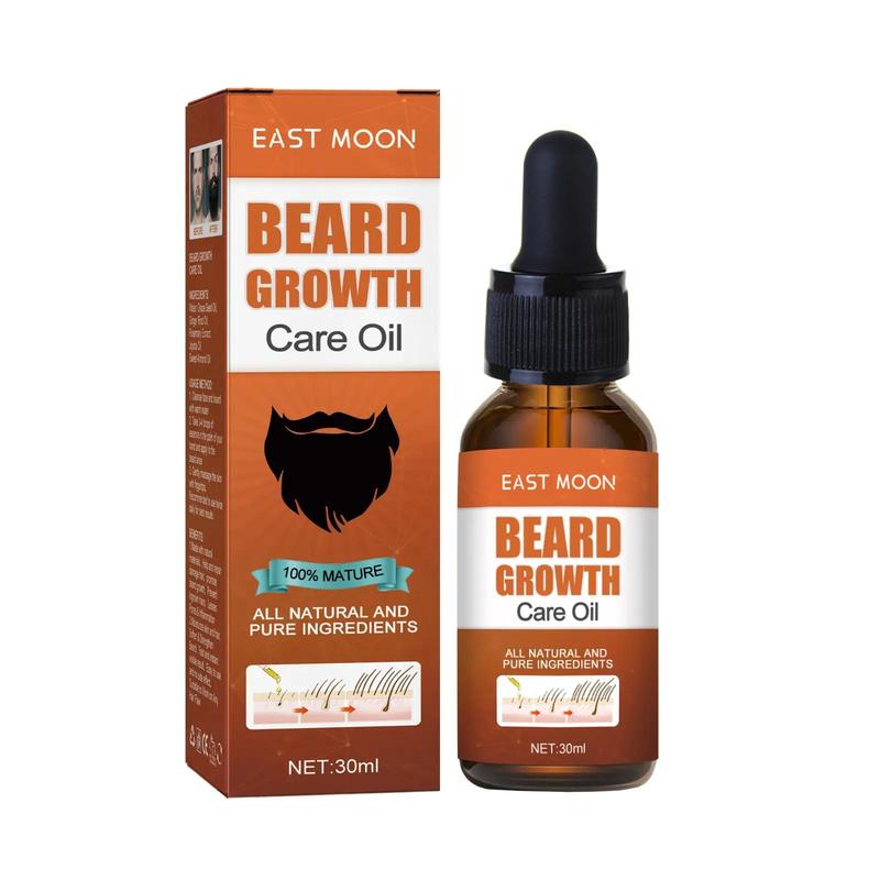 Natural Beard Thickening Essential Oil, Smoothing Beard Hair Care Essence, Beauty & Personal Hair Care & Styling Product for Men