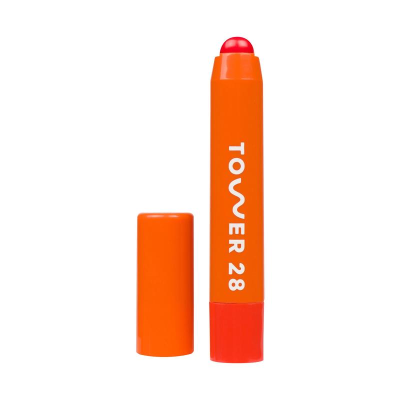 Tower 28 JuiceBalm Tinted Lip Balm - Hydrating Lip Butter with Shea Butter and Marula Oil - Clean, Cruelty Free Vegan Skincare Dewy