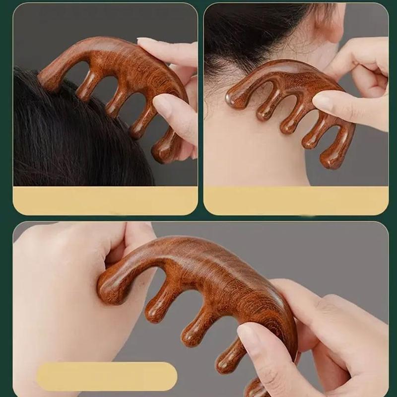 Wooden Massager Set, 6 Counts set Manual Massage Tool for Body Relaxation, Professional Massage Tool for Home & Spa