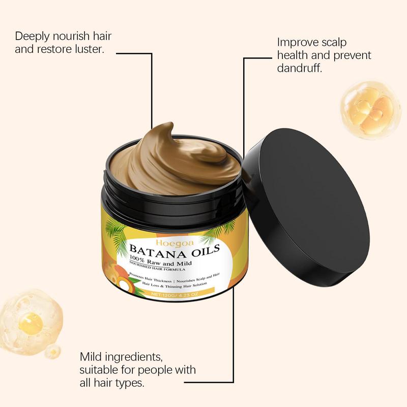 Batana Oil Hair Mask & Hair Oil, Gentle Nourishing & Moisturizing Hair Mask & Hair Oil, Hair Care Product for Women & Men