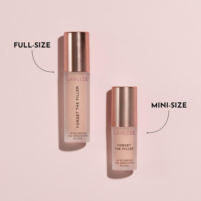 Mini Forget The Filler Lip Plumping Line Smoothing Gloss