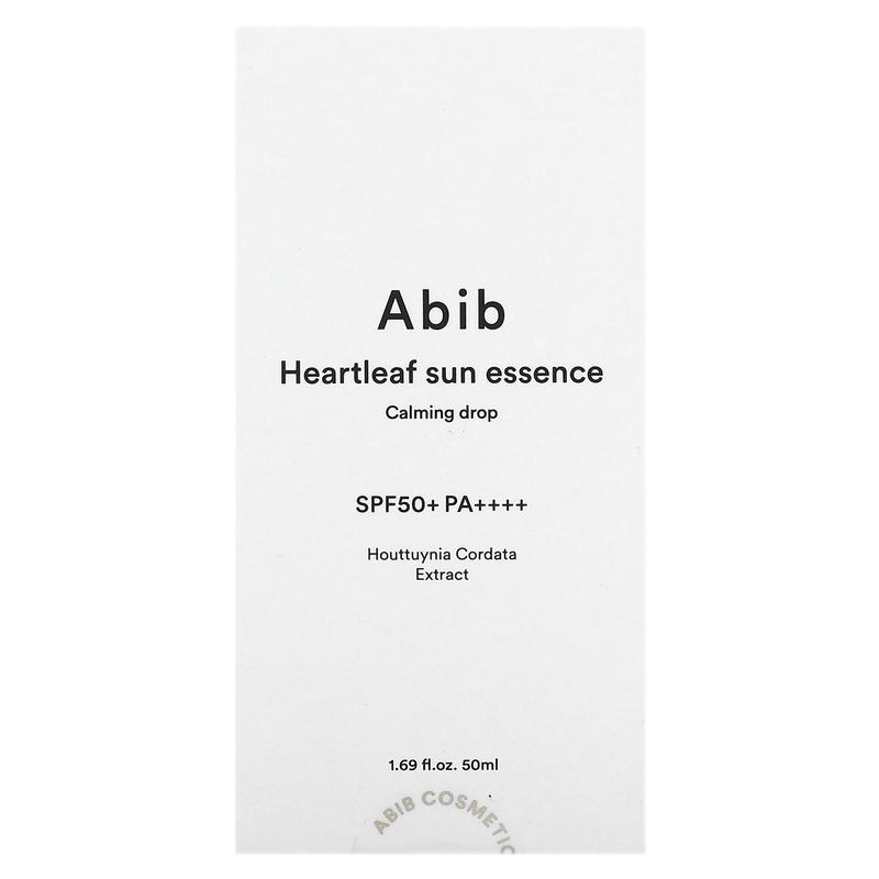 Abib Heartleaf Sun Essence, SPF 50+ PA++++, 1.69 fl oz (50 ml)