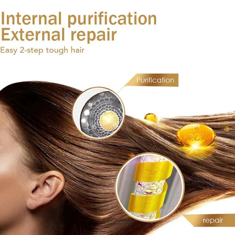 1 Piece Manuka Honey Strengthening Edge Hair Mask, Biotin and Essential Oil Hair Mask, Deeply Moisturizing Hair Care Products for Dry Hair