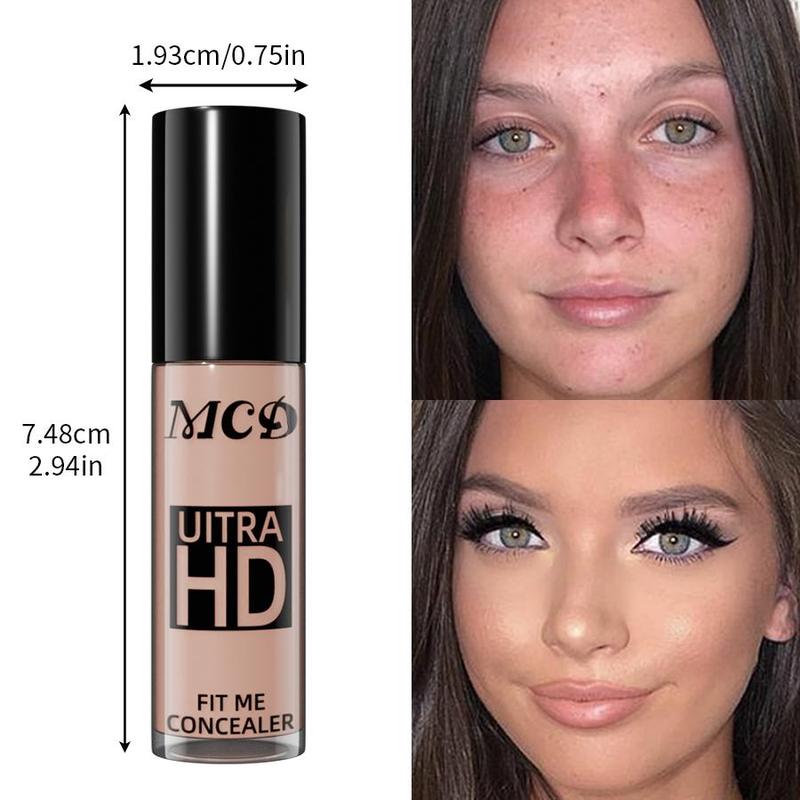 Long-lasting Liquid Concealer, 1 Count Full Coverage Flawless Matte Concealer, Makeup Product for Women & Girls