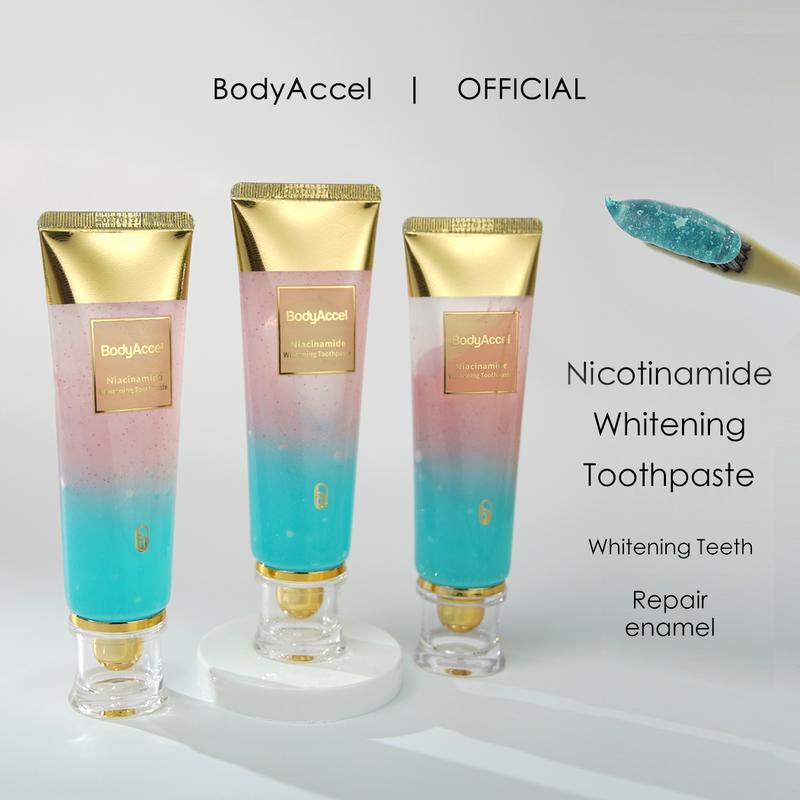 BodyAccel – Advanced Whitening Toothpaste with Niacinamide & Xylitol!-z