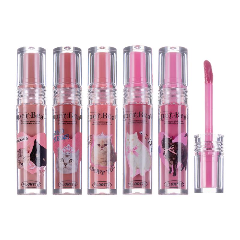 FLORTTE I Am Super Beauty Lip Gloss Serum Gift Set