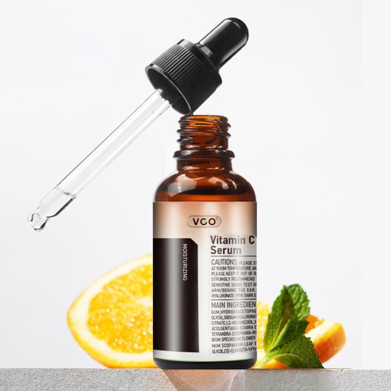 VGO Vitamin C Facial Serum Essence, 30ml   60ml  Skincare Face Serum, Moisturizer Gentle Serum Vitamina CMoisturizing cream  deep hydration easily absorbed winter Moisturizer dry skin Reduce wrinkles brightening serum even skin tone oil control serum