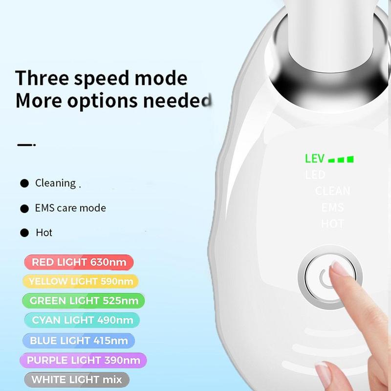 7 Colors Neck Face Lifting Massager, 1 Count Neck Skin Tightening Machine, Face Neck Massager, Multifunctional Facial Skin Care Tools, 7 Color Led Face Neck Beauty Instrument for Home for Men Women at Home Outdoors, Halloween, Christmas, Fall, Winter Gift