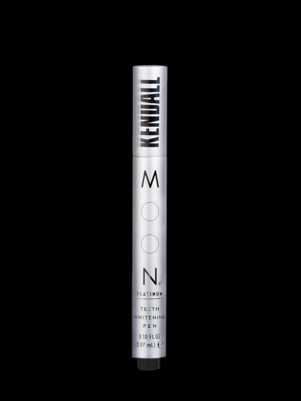 MOON Platinum Teeth Whitening Pen by Kendall Jenner, 2x the whitening power, Brush Every Tooth White, On-The-Go Whitener for A Brighter Smile, Gentle on Sensitive Teeth, 30+ Uses, Vegan, Platinum Mint Flavor Oral Care, Peroxide, Brush On Gel