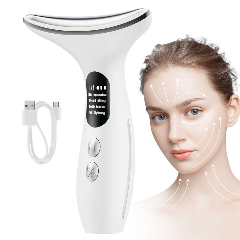 Facial Massager, Face and Neck Massage Tool, Suitable for Facial, Neck, and Leg Massage, Christmas Gift