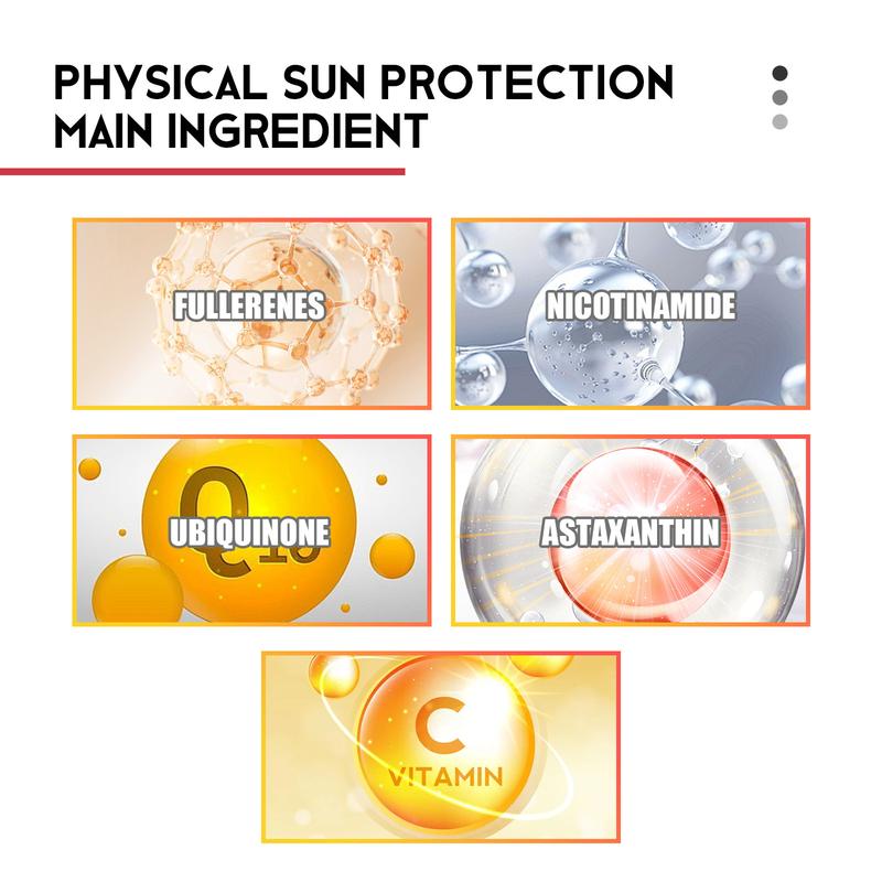 Bio Sun Stick,Face and Body Professional Sunscreen Stick,Enriched with Vitamin C Strong Sunscreen Keep Skin Moisture,Reduce Redness Sun Spots,Protection Repair of the Skin Suitable for all Types