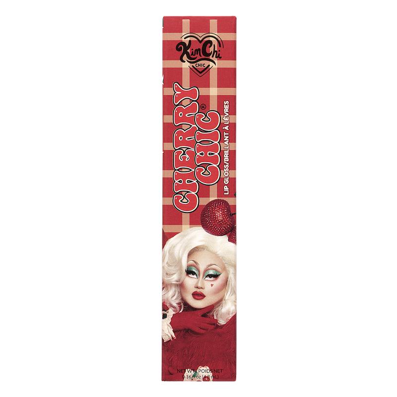 KimChi Chic Cherry Chic Lip Gloss with Jojoba for Nourishing & Glossy Lips, Cosmetic Lipstick & Lip Care