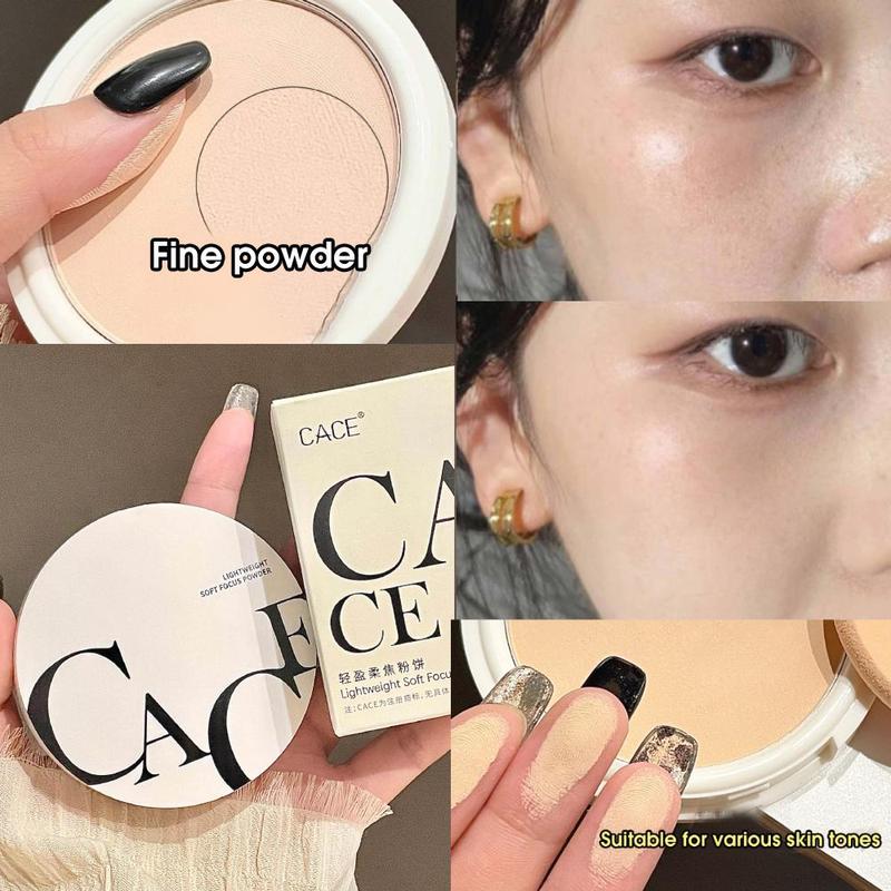 Long-wearing Pressed Powder, 1 Count Oil Control Matte Powder, Smooths Skin & Completes Makeup Powder, Face Makeup Accessories, Cosmetics, Smooths Skin & Completes Makeup Powder