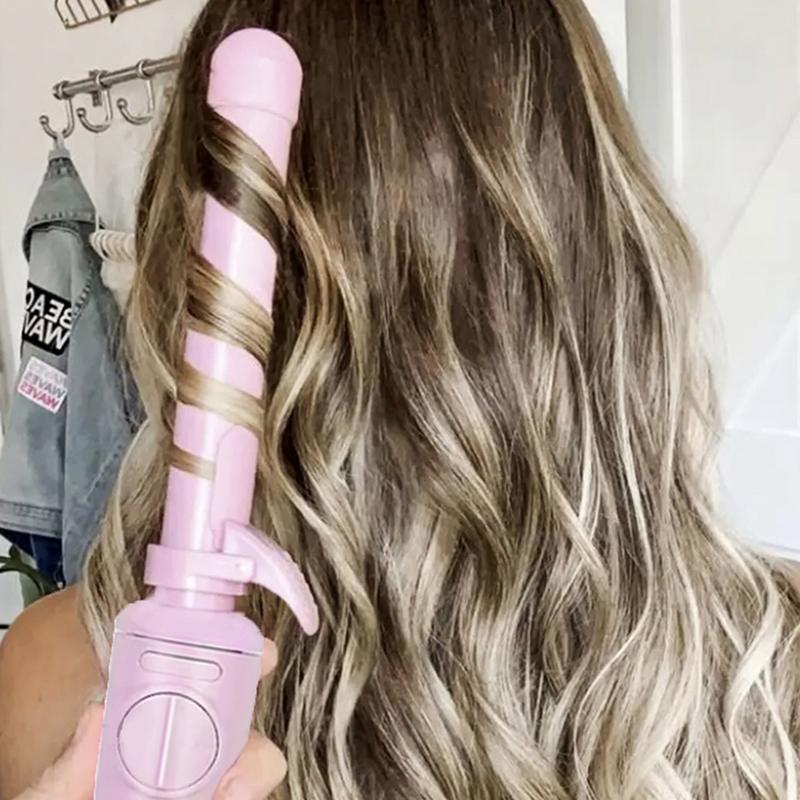 Automatic Curling Iron Wand, Curling Wand Set for All Hair to Create Charming Hairstyle Curling Wand Tools Curling Wand Set, Curly Hair, 25mm Curling Wand.  Comfort Curler Brush