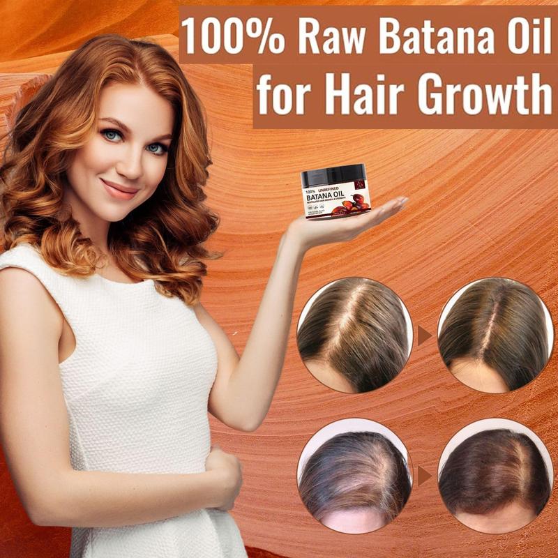 Batana Oil for Hair Growth Dr. Sebi Organic Pure from Honduras with Keratin, Coffee Extract & Other Ingredients to Enhance Efficacy for Thicker,Hair Care Lightweight