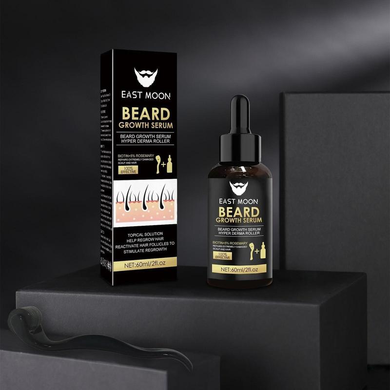 Beard Care Kit, 1 2 Sets Beard Hair Care Product, Beard Care Oil, Nourishes and Strengthens Beard, Beard Care Product for Men