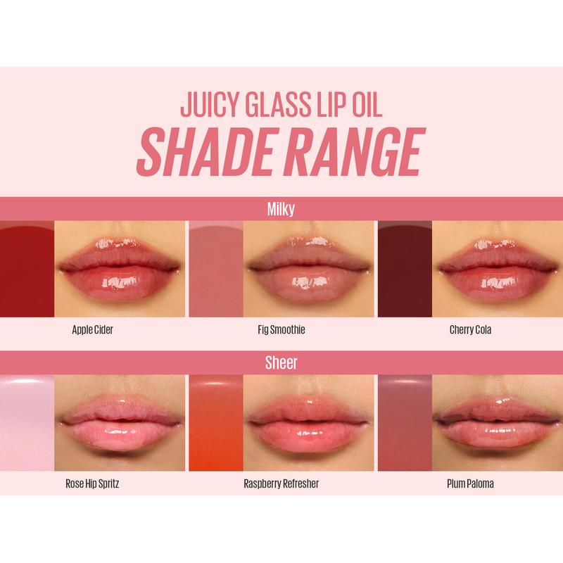 KAJA - Juicy Glass Lip Oil Duo - Instant Hydrating, Plumping & Shine Apple Applicator