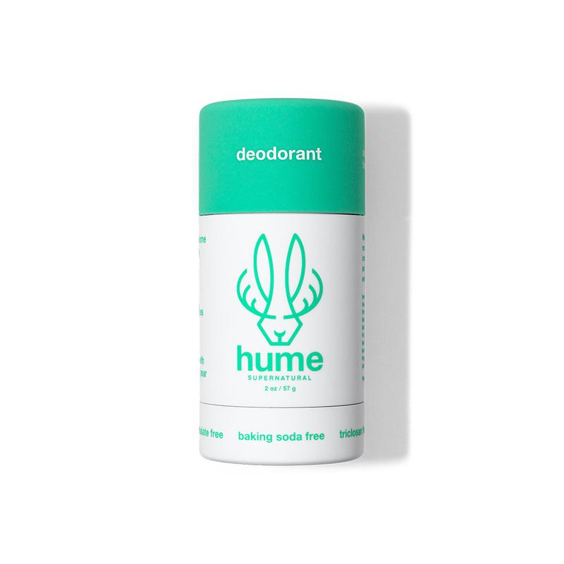 Hume Supernatural Deodorant, Plant & Probiotic-Based-Sensitive Skin Safe-Baking Soda Free