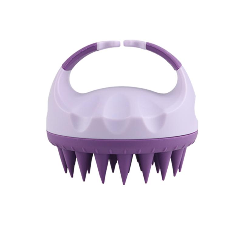 Comfort Shampoo Brush Scalp Massager with Handle, Soft Silicone Brush Hair Scrubber Body Care