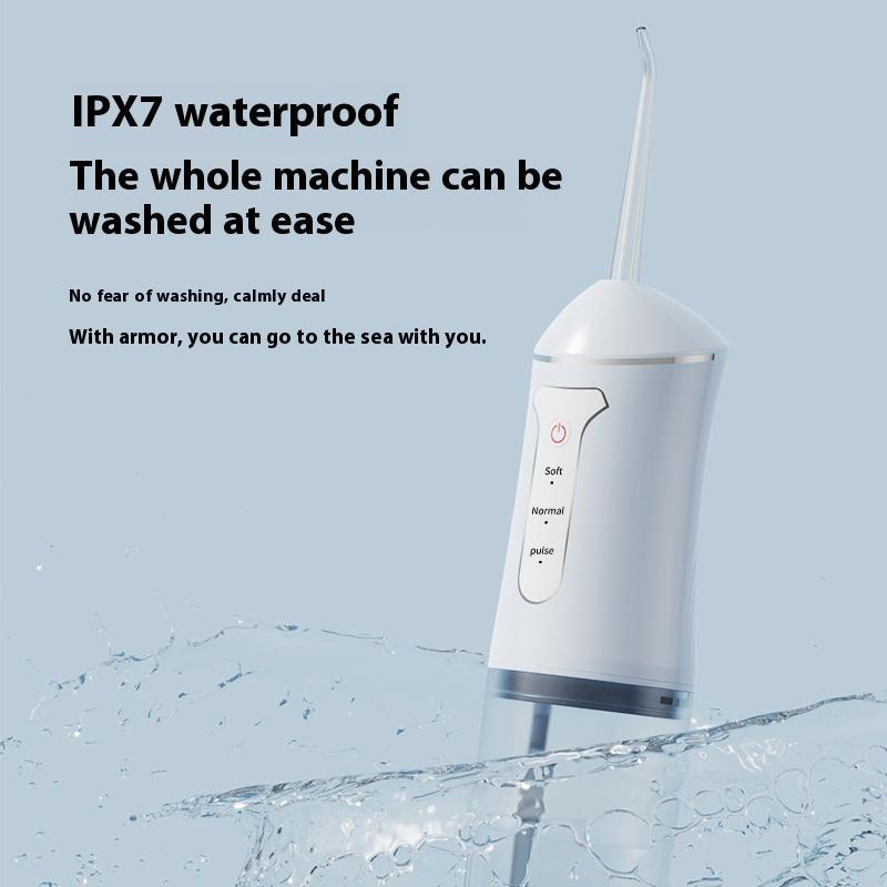 4-in-1 Oral Irrigator, 1 Set IPX7 Waterproof Portable Rechargeable Water Flosser, Mouth Cleaner, Personal Care Appliances for Home & Travel