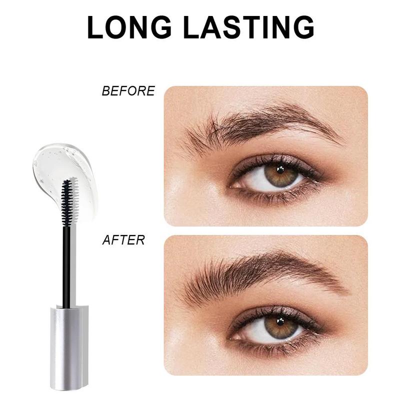 Waterproof Eyebrow Gel, Long Lasting Eyebrow Gel, Natural Eyebrow Styling Gel, Eye Brow Makeup Tool for Women & Girls