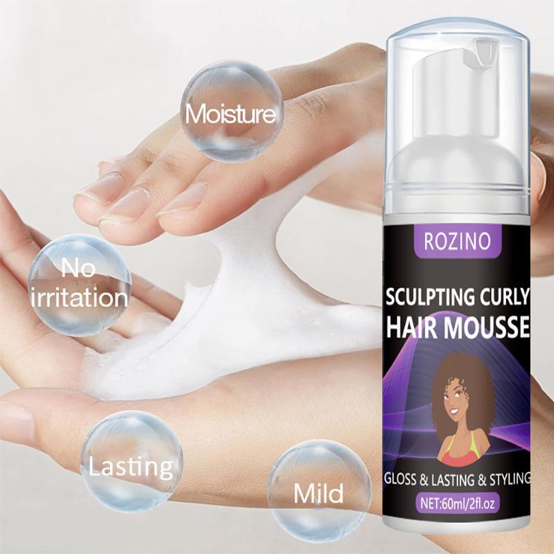 Hair Styling Mousse, Refreshing and Not Greasy Hair Mousse, Hair Styling Product for Women & Men, Suitable for All Hairstyles